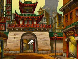 Porte menant au Temple du Dragon