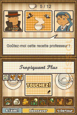 Professeur Layton et la boite de Pandore - Thé - Recette du thé Tropiquant Plus